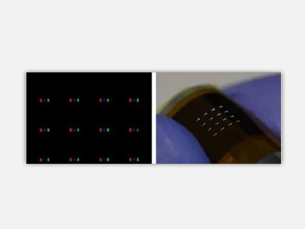 KIMM采用鈣鈦礦量子點制造全彩柔性Micro LED